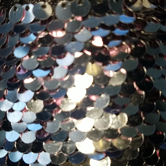 NWOT 2/$15 Pink/ Silver sequins slippers - Picture 6 of 10